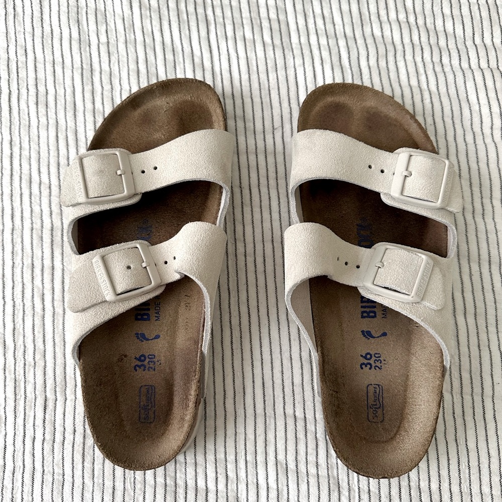 Birkenstock Arizona Soft Footbed Suede Leather